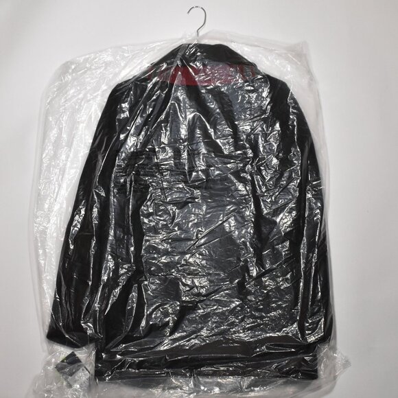 LONDON FOG Womens Double Breasted Peacoat with Scarf Black Size Medium NEW - Picture 9 of 11